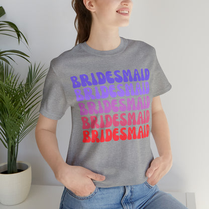 Retro Bridesmaid TShirt, Bridesmaid Shirt for Women, T285