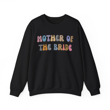 Mother of the Bride Sweatshirt, Cute Wedding Gift from Daughter, Engagement Gift, Retro Wedding Gift for Mom, Bridal Party Sweatshirt S1144