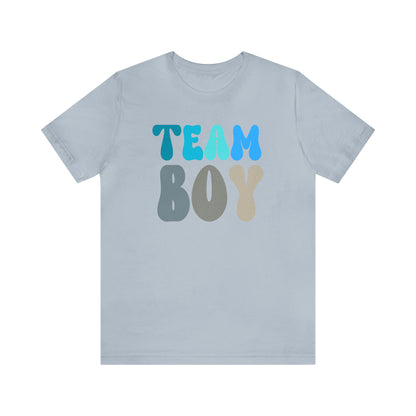 Cute Baby Announcement Shirt for Gender Reveal, Team Boy Shirt for Gender Reveal, Gender Announcement Gift for Her, T398