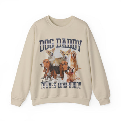 Retro Custom Bootleg Dog Daddy Sweatshirt, Retro Custom Bootleg Rap Dog Sweatshirt, Cat Lover Gift, Vintage Graphic 90s Sweatshirt, S1414