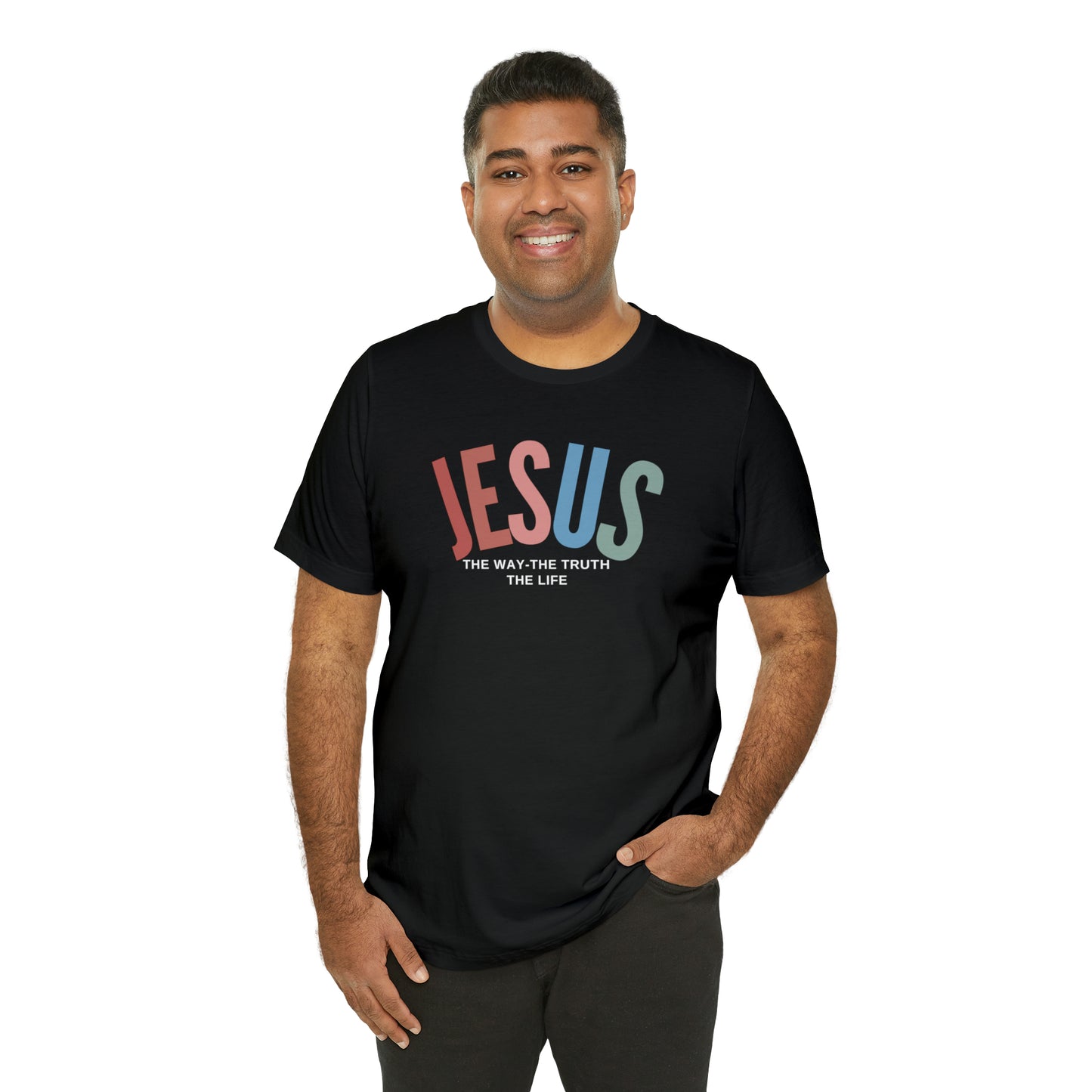 Jesus Tee for Christian Apparel, Jesus The Way The Truth The Life Shirt, Retro Christian Tshirt, T354