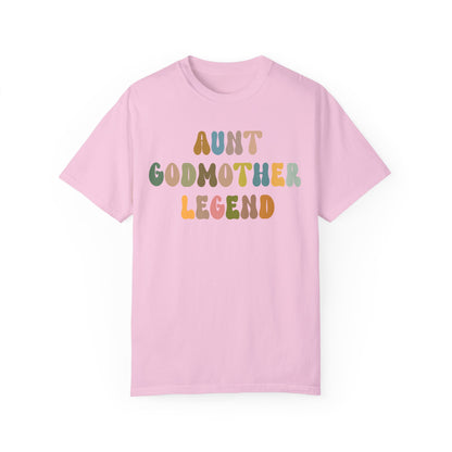 Aunt Godmother Legend Shirt for Aunt, Cute Godmother Gift from Goddaughter, Godmother Proposal, Retro Godmother Gift for Baptism, CC1033