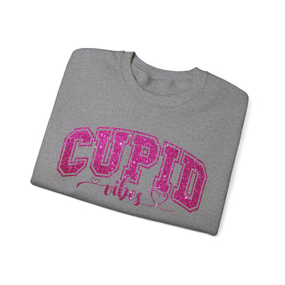 Cupid Vibes Sweatshirt, Gift for Girlfriend, Wife Gift, Happy Valentine's Day Sweatshirt, Cute Valentines Era Sweatshirt, S1143