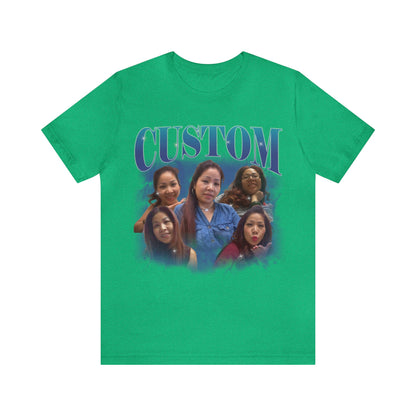 Custom Your Own Bootleg Tee, Retro Custom Bootleg Rap Tee, Custom Your Photo, Insert Your Design, Vintage Graphic 90s Tshirt, T1382