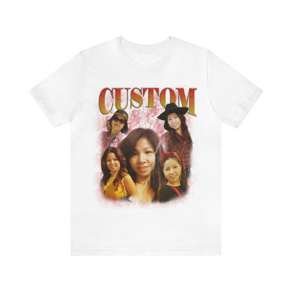 Custom Bootleg Rap Tee, Vintage Graphic 90s Custom Photo Tshirt, Custom Photo Shirt, Custom Your Bootleg Idea, Gift For Lover Rap, T1327