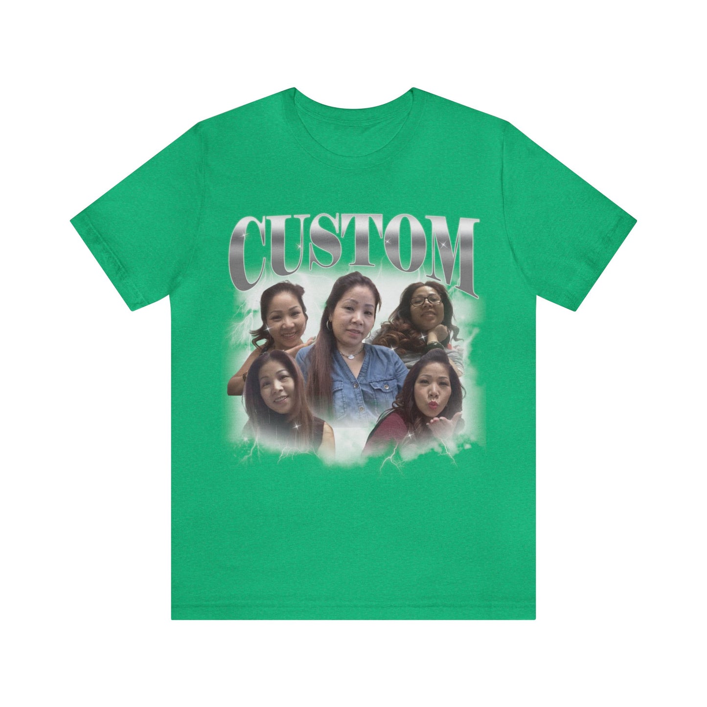 Custom Your Own Bootleg Tee, Retro Custom Bootleg Rap Tee, Custom Your Photo, T1374