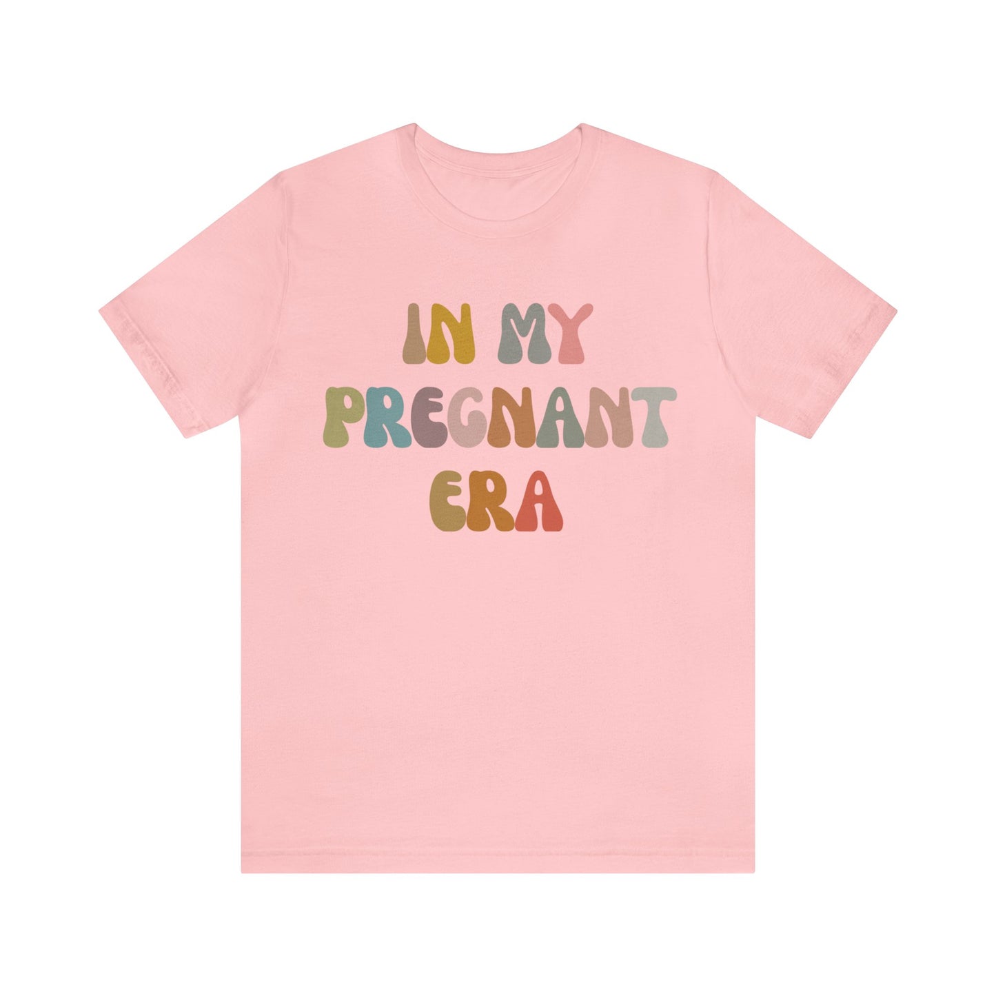 In My Pregnant Era Shirt, Pregnancy Reveal Shirt, New Mom Shirt, Mother's Day Shirt, Baby Announcement Shirt, Gift For Pregnant Mom, T1403