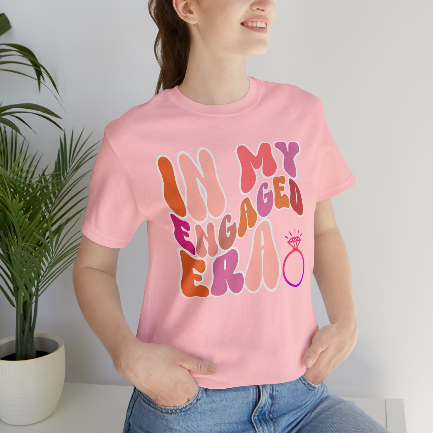 In My Engaged Era T-shirt, Bachelorette Shirt, Engagement Gift For Her, Engaged AF,  Fiance Shirt, T389