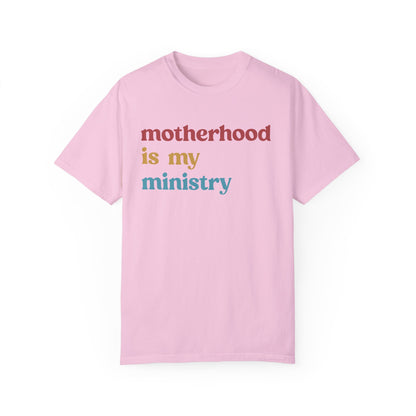 Motherhood Is My Ministry Shirt, Mothers Day Shirt, Motherhood Mom Shirt, Religious Mom Shirt, Cool Mom Shirt, Motherhood Shirt, CC1614