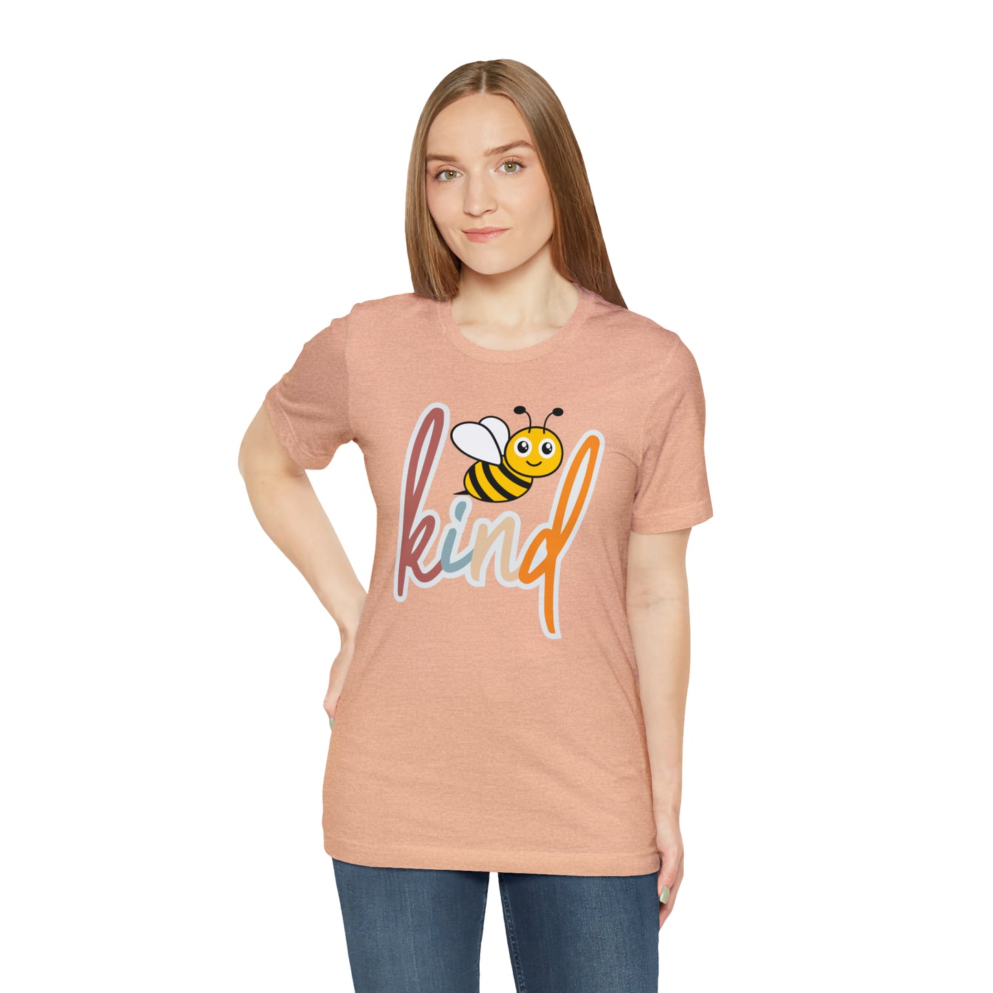 Cute Bee Kind T-Shirt for Boho Birthday Gift, Retro Bee Kind Shirt, Bee Kind TShirt for Her, T366