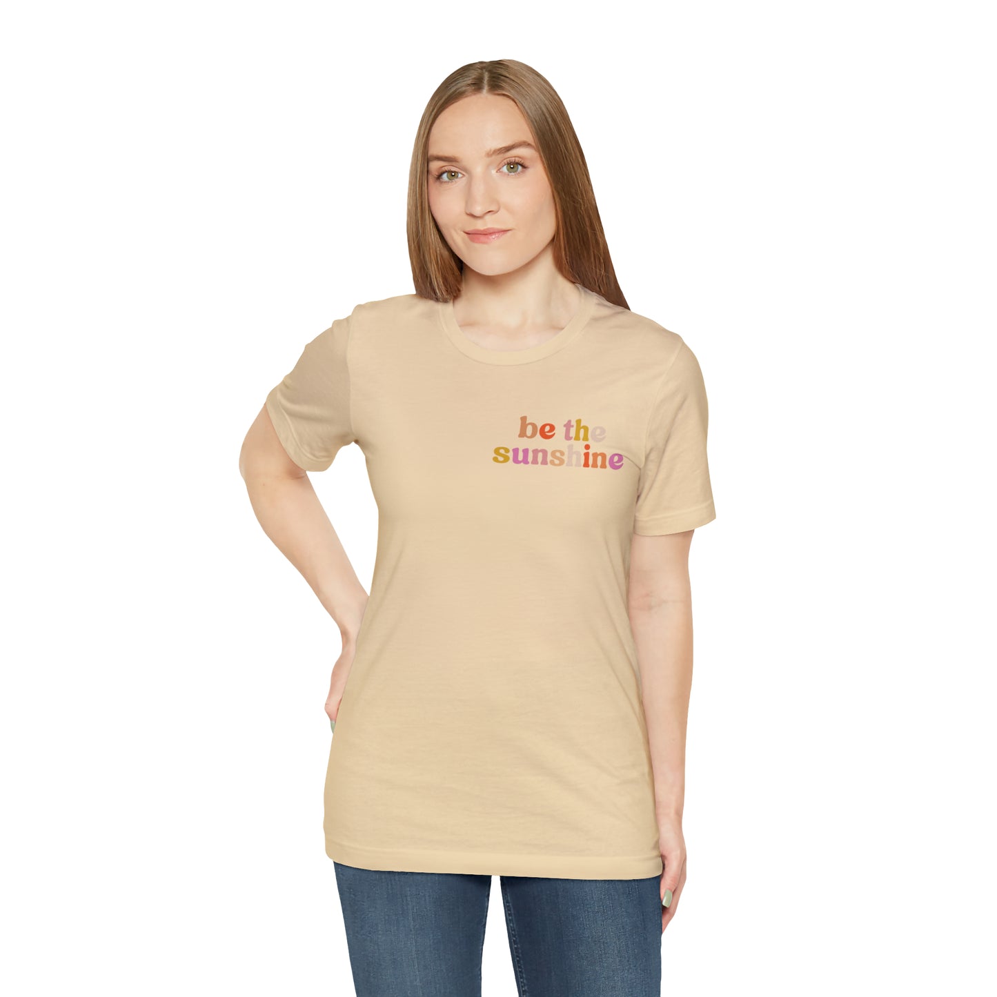 Be The Sunshine Shirt, Retro Positive Vibes Motivational T-Shirt for Birthday Gift , Cute Inspirational T-shirt for Her, T403