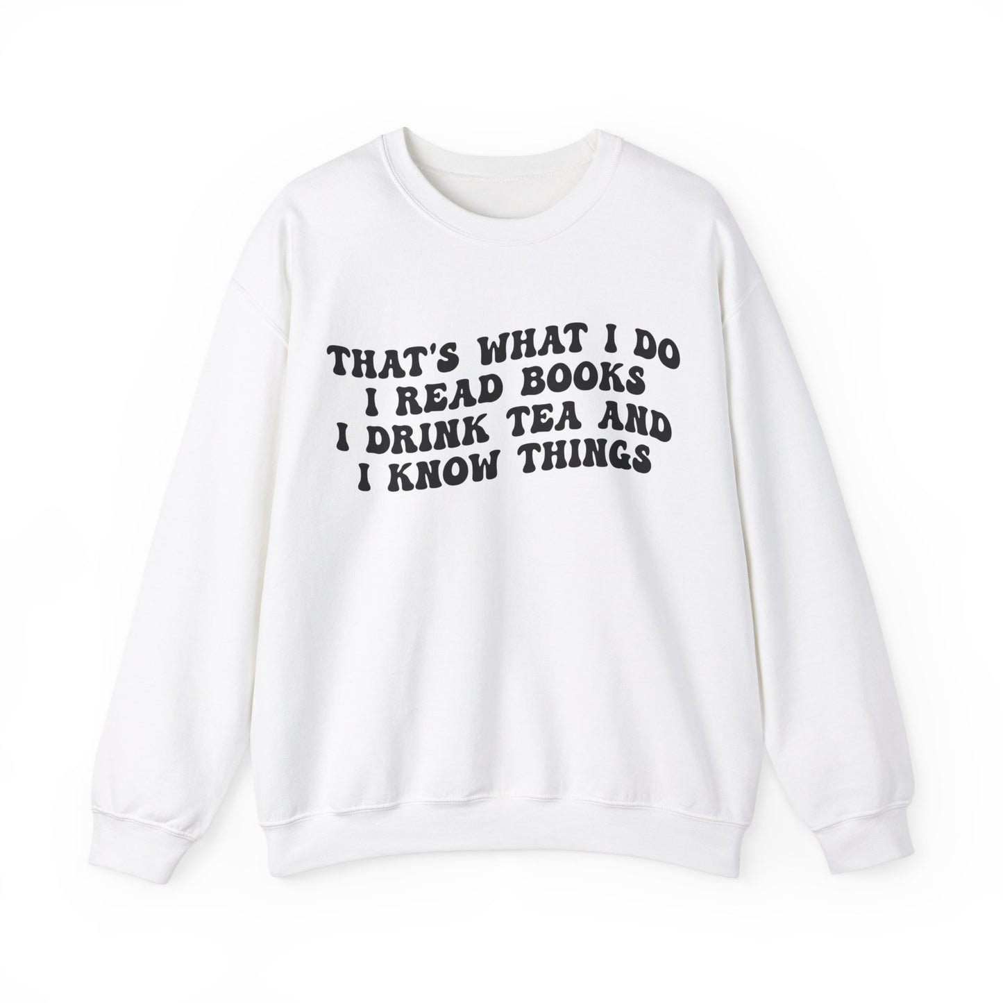 That's What I Do I Read Books Sweatshirt, Librarian Sweatshirt for Teacher, Book Lovers Club Sweatshirt, Book Nerd Sweatshirt, S1242