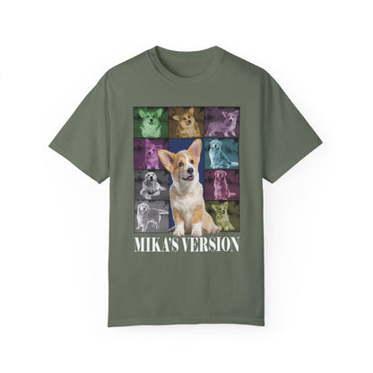 Custom Era's Tour Shirt, Personalized Dog Bootleg Era's Tour Shirt, Custom Pet Portrait Shirt, Dog Photo Shirt, Custom Dog's Version, CC1340