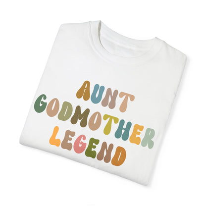 Aunt Godmother Legend Shirt for Aunt, Cute Godmother Gift from Goddaughter, Godmother Proposal, Retro Godmother Gift for Baptism, CC1033