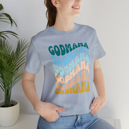 Godmother Gift from Goddaughter, Retro Godmother Shirt for Mother's Day, Cute Godmama Gift for Baptism, God Mother Proposal, T252