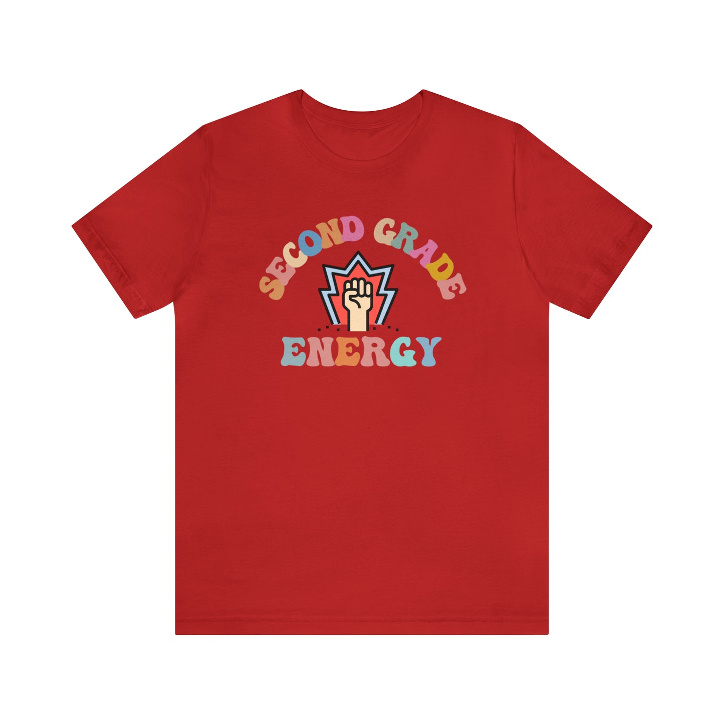 Cute Teacher Shirt, Second Grade Energy Shirt, Shirt for Second Grade, Teacher Appreciation Shirt, Best Teacher Shirt, T493