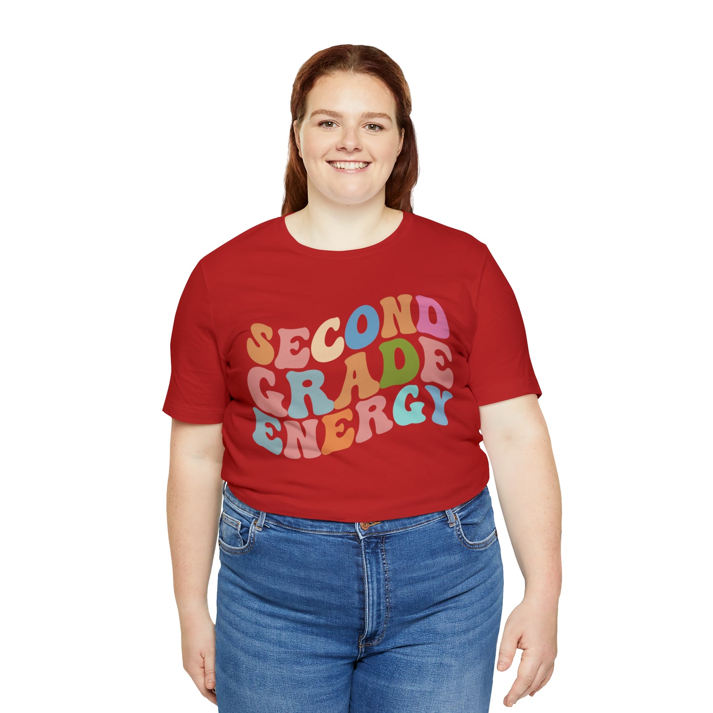 Cute Teacher Shirt, Second Grade Energy Shirt, Shirt for Second Grade, Teacher Appreciation Shirt, Best Teacher Shirt, T495