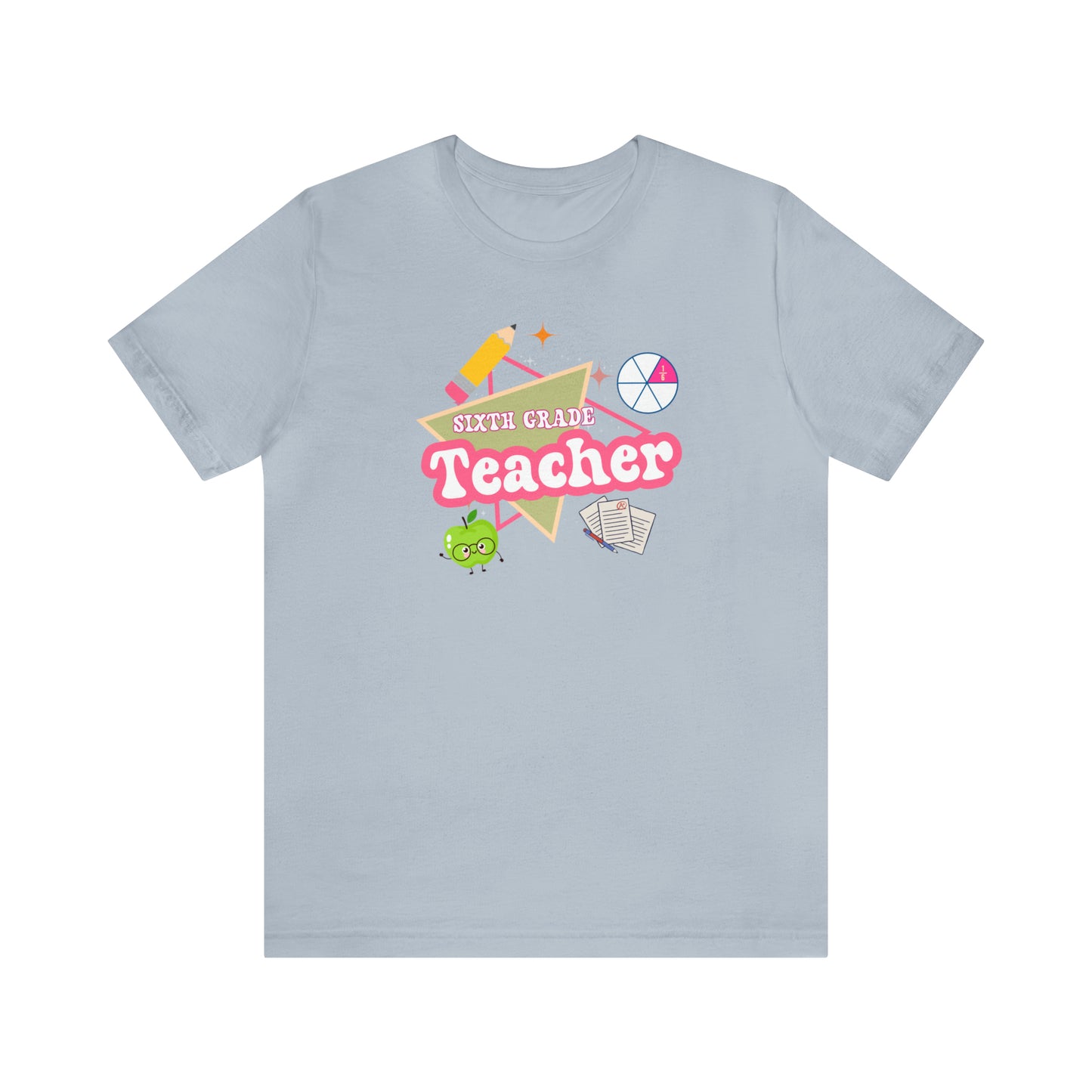 Sixth Grade Teacher Shirt, Teacher Tshirt Retro 6th Grade, Back to school Teacher, Appreciation Teacher Tee Gifts, T552