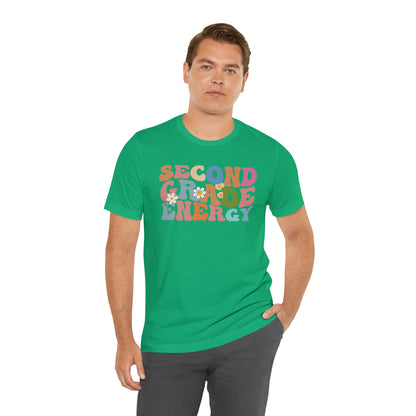 Cute Teacher Shirt, Second Grade Energy Shirt, Shirt for Second Grade, Teacher Appreciation Shirt, Best Teacher Shirt, T491