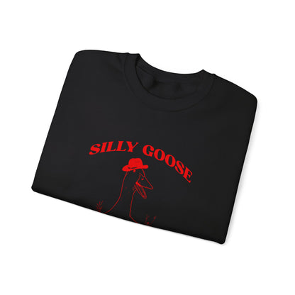 Silly Goose On The Loose Sweatshirt, Silly Goose Club Shirt Silly Joke Sweatshirt, Funny Goose Sweatshirt Funny University Sweatshirt, S1643