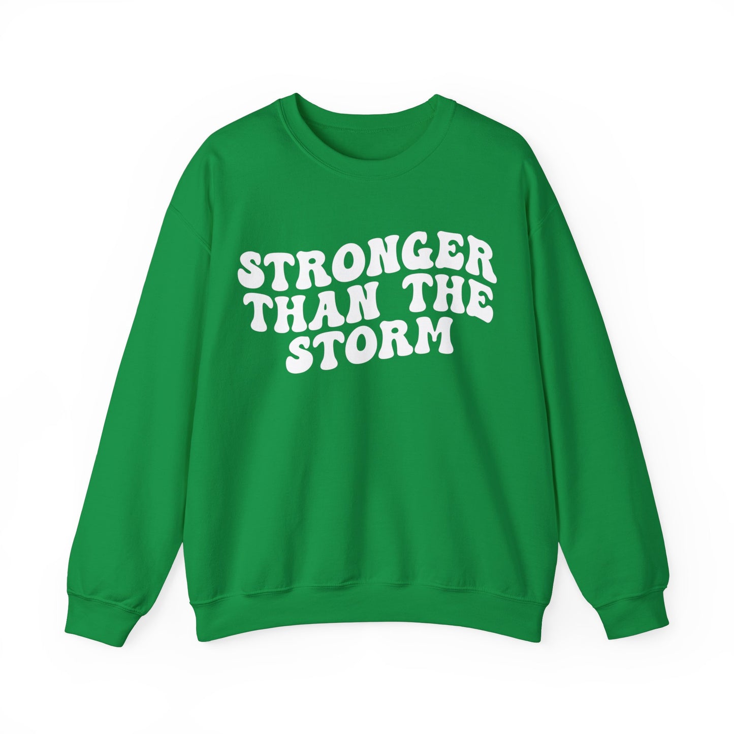 Stronger Than The Storm Sweatshirt, Godly Woman Sweatshirt, Religious Women Sweatshirt, Shirt for Women, Jesus Lover Sweatshirt, S1228