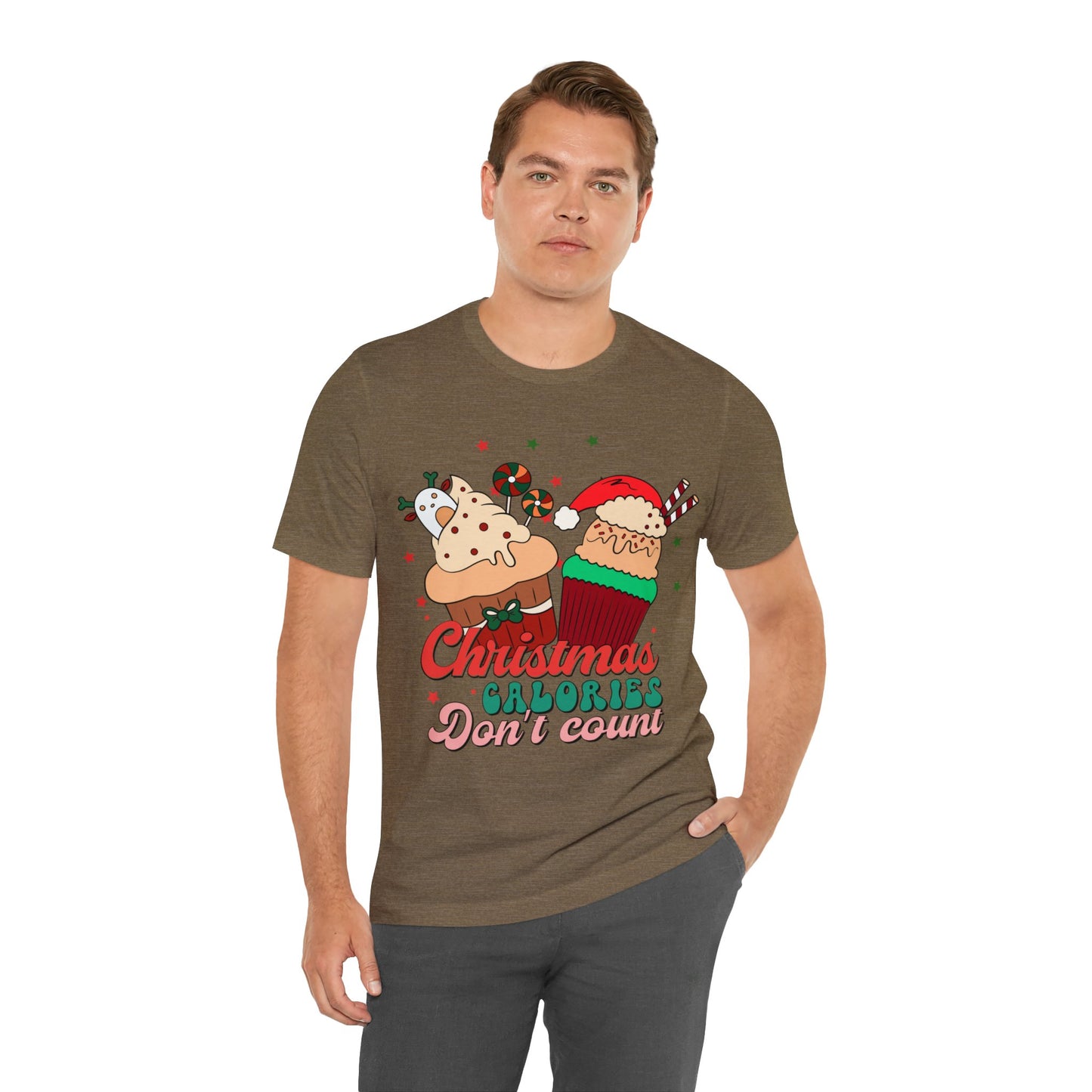 Christmas Calories Don't Count Shirt, Funny Christmas Shirt, Christmas Gift, Xmas calories shirt, Christmas calories, T871