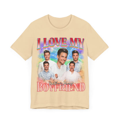 I Love My Boyfriend LGBTQIA+ Pride Shirt, Custom Bootleg Rap Tee Gay Rights Gift Equality Shirt LGBTQ Supporter Shirt Rainbow Shirt, T1632