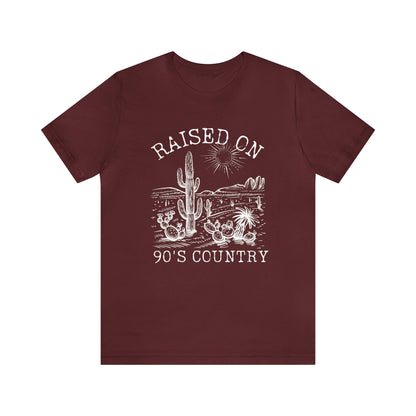 Raised On 90's Country Shirt, Country Music Shirt, Cowgirl Shirt, T237