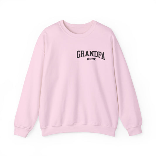 New Grandpa est pocket Sweatshirt, Custom Father Day Sweatshirt, Custom Fathers day Gift, Custom Grandpa Sweatshirt, Grandpa Gift, S1654