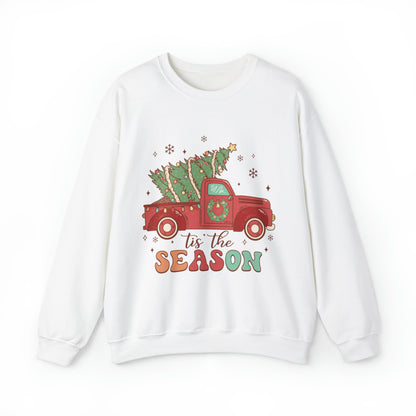 Christmas Tis The Season Sweatshirt, Merry Christmas Shirt, Christmas Tree Sweater, Christmas Tree shirt, Christmas Cake Sweatshirt, S889