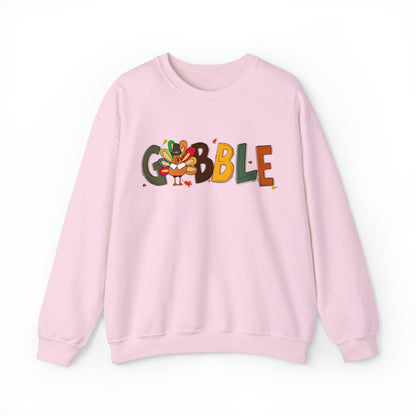 Gobble Sweatshirt, Gobble Turkey Sweatshirt, Thanksgiving Sweatshirt, Thanksgiving Dinner Sweatshirt, Family Thanksgiving Sweatshirt, SW862