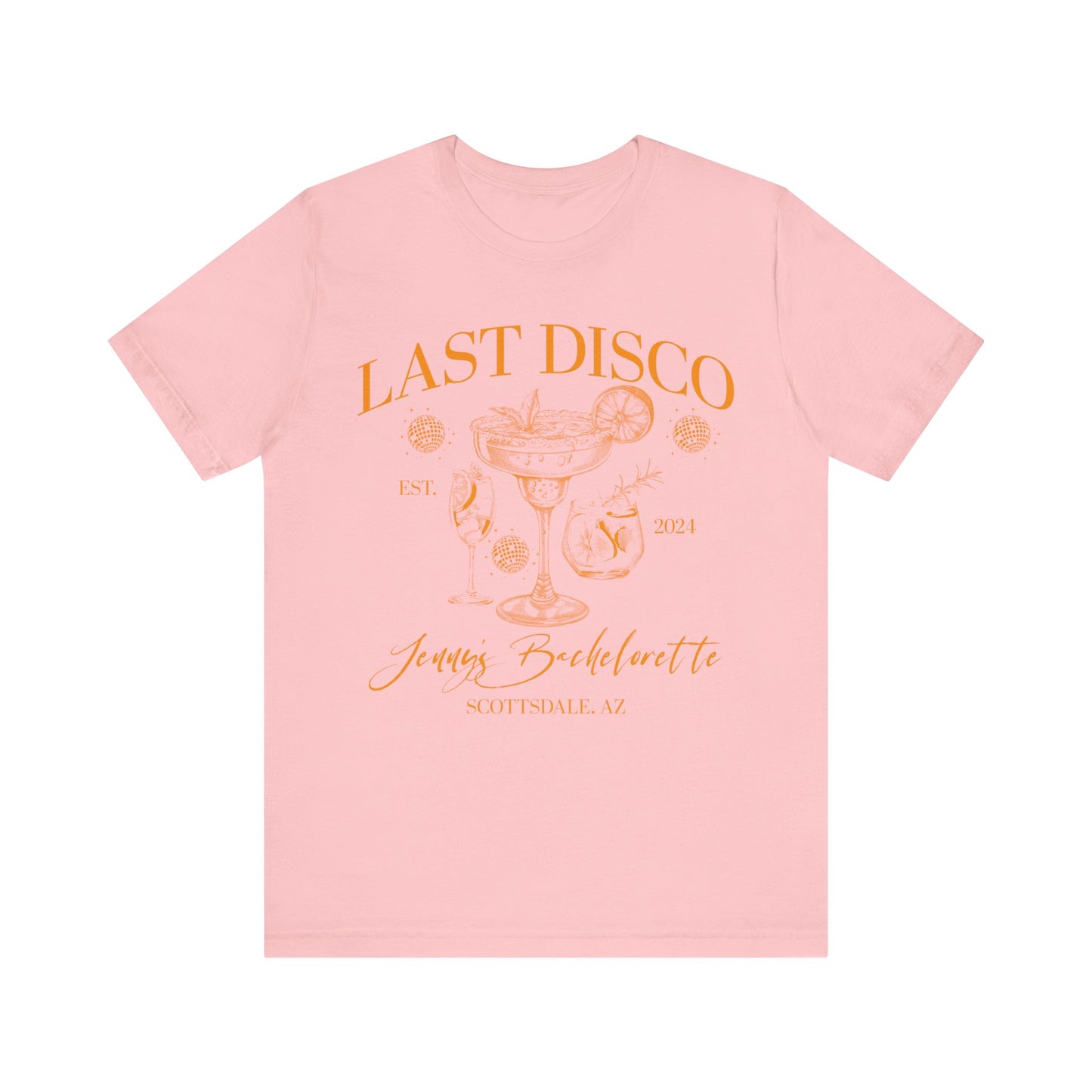 Last Disco Shirt, Disco Bride Dancing Queens Shirt, Custom Location Bridal Party Shirt, Bridal Shower, Disco Bach Bride To Be Gifts, 1 T1565