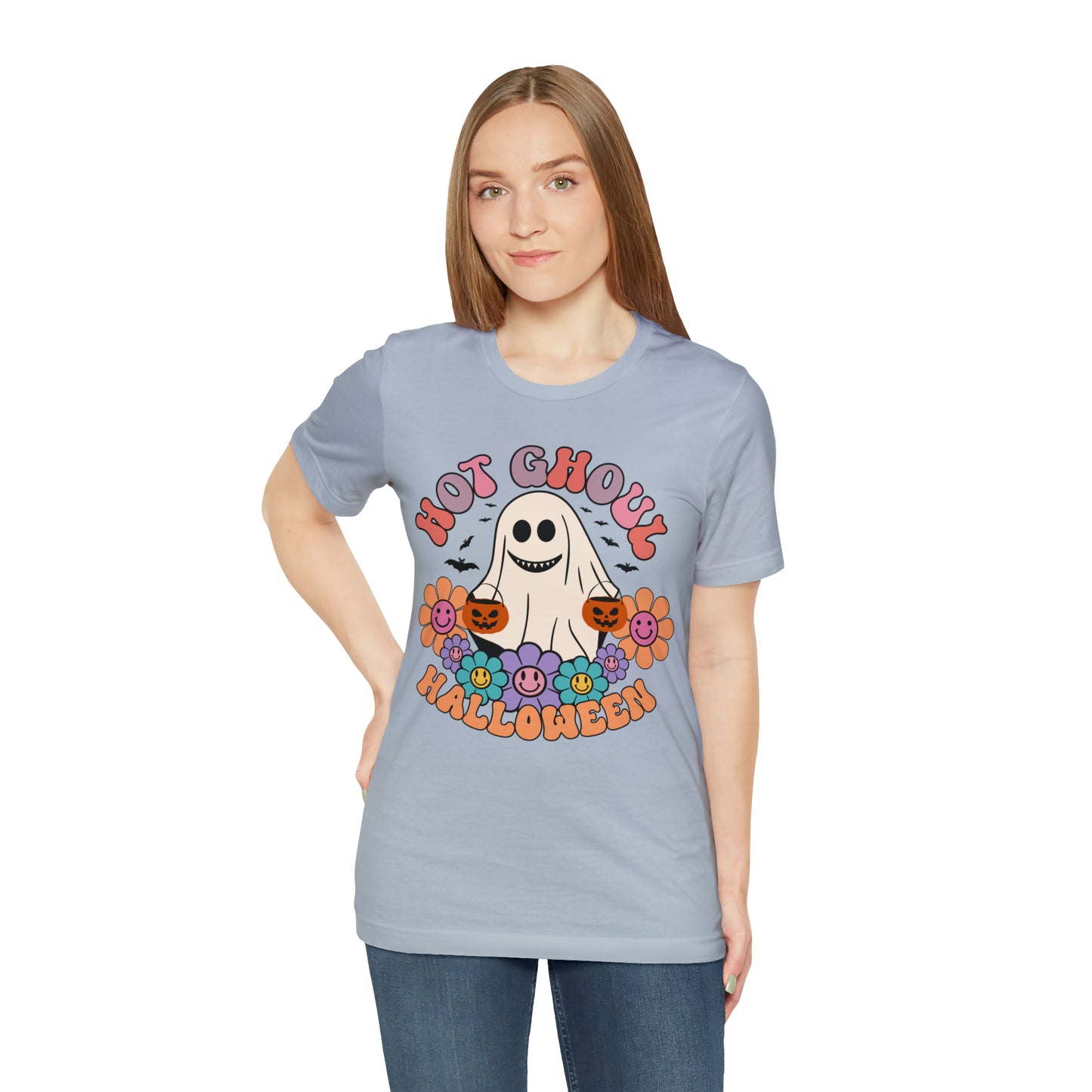 Lets Go Ghouls Shirt, Spooky Season Tee, Retro Halloween Cowgirl Shirt, Cowgirl Halloween Shirt, Vintage Ghost Shirt, T770