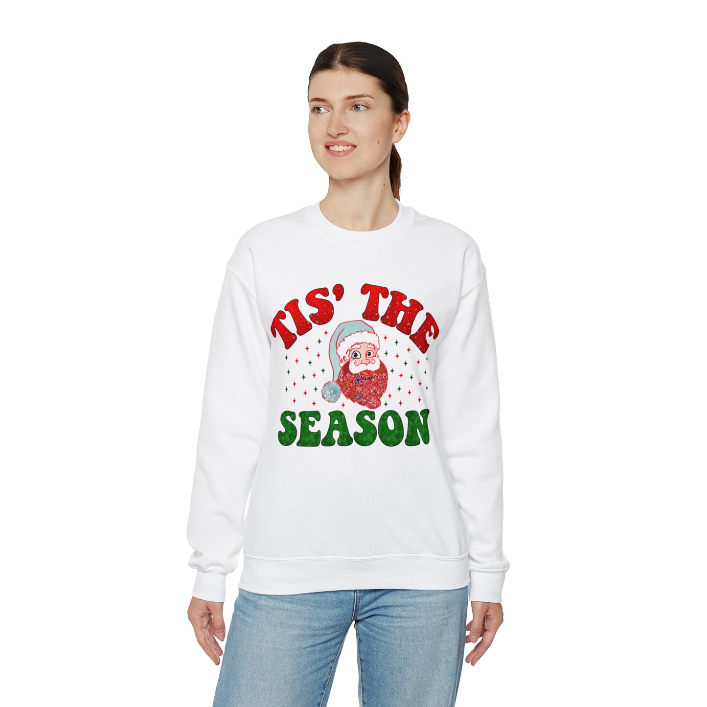 Christmas Tis The Season Sweatshirt, Merry Christmas Shirt, Christmas Tree Sweater, Christmas Tree shirt, Christmas Cake Sweatshirt, S886