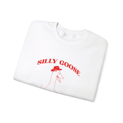 Silly Goose On The Loose Sweatshirt, Silly Goose Club Shirt Silly Joke Sweatshirt, Funny Goose Sweatshirt Funny University Sweatshirt, S1643