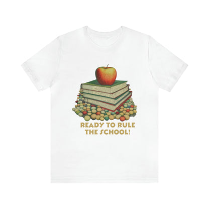 Back to school shirt funny for student - Ready to rule the school, T152