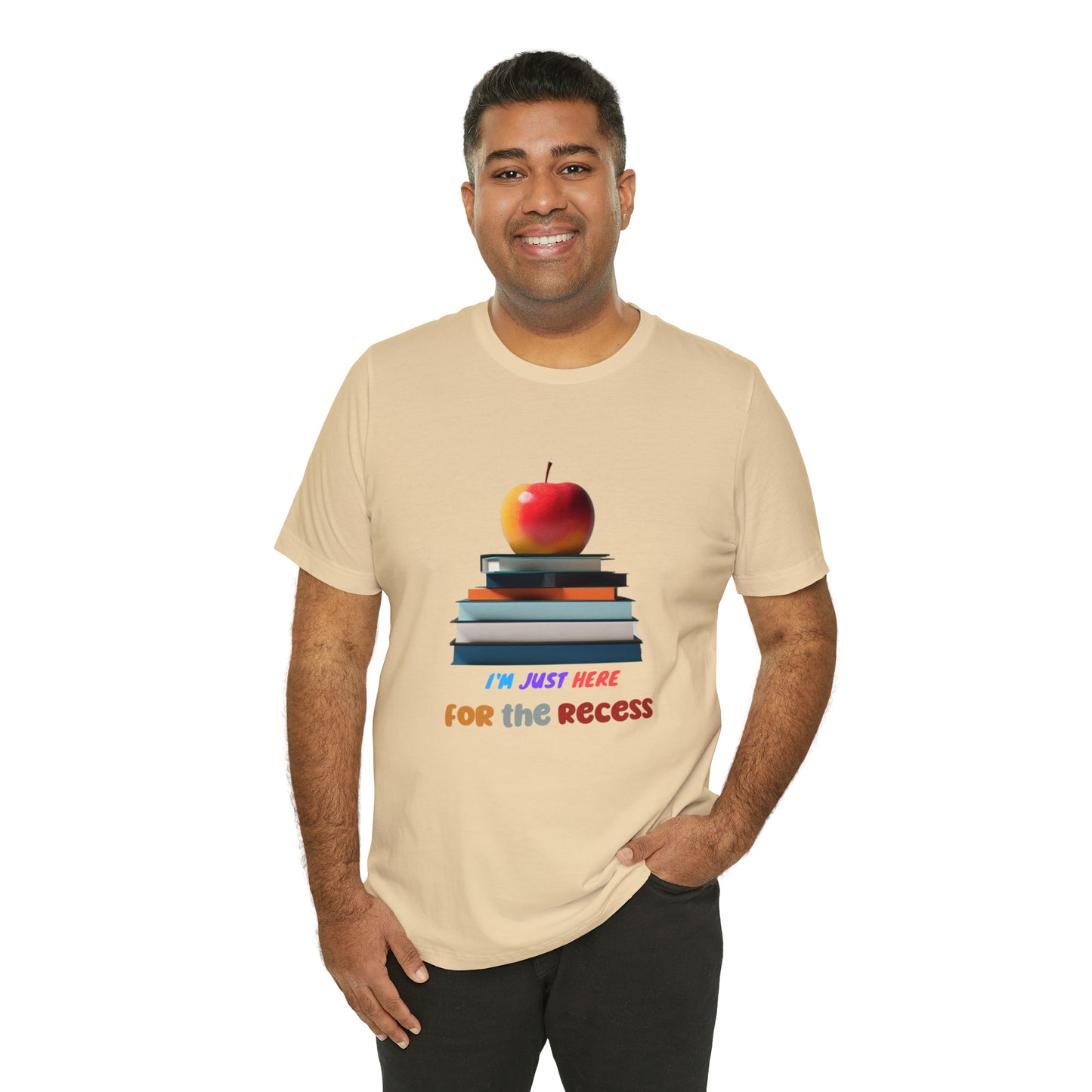 Back to school shirt funny for student, I am just here for the recess, T151