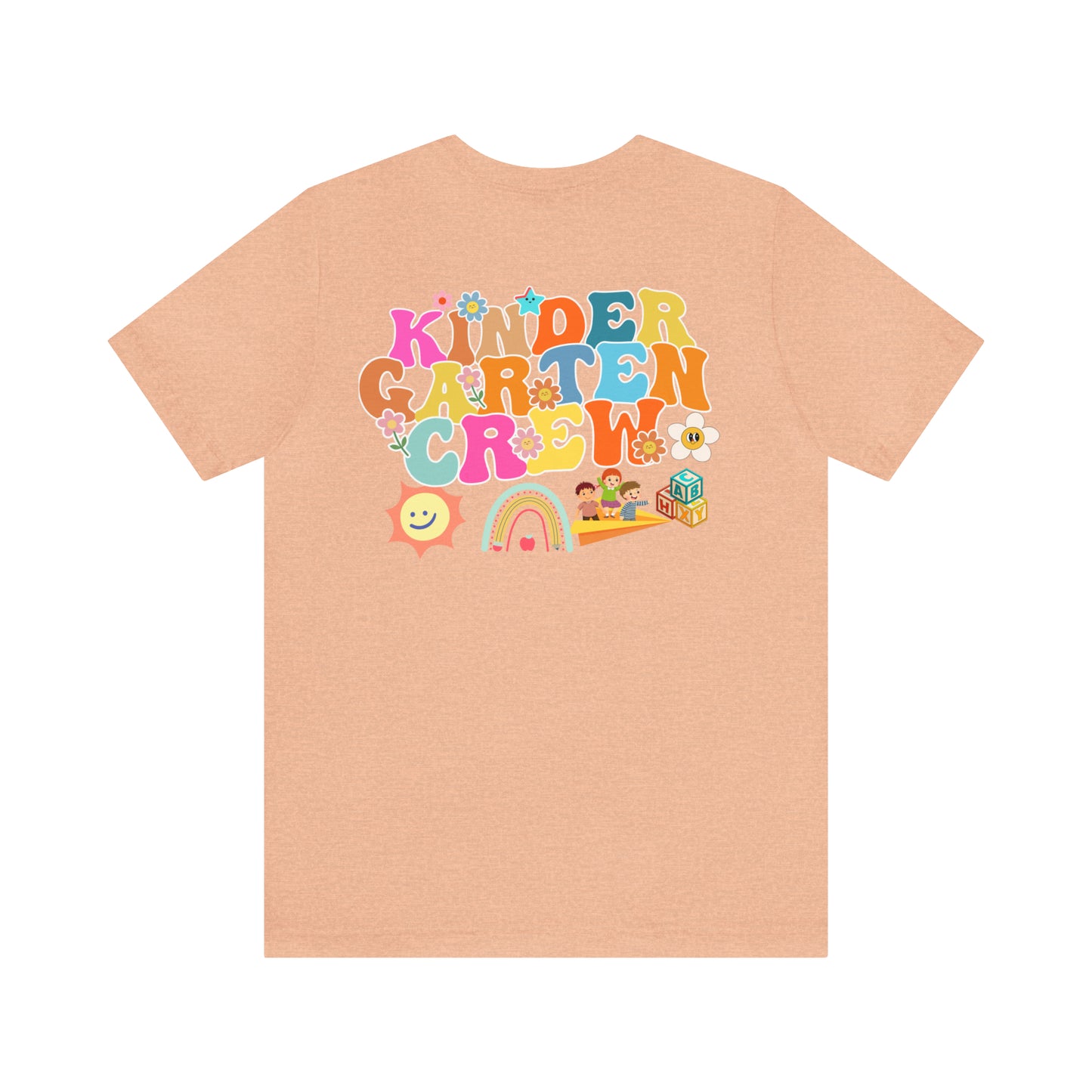 Custom Kindergarten Teacher Shirt, Cute Kindergarten Crew Shirt, Retro Teacher Shirt, Custom Teacher Appreciation Gift, T619