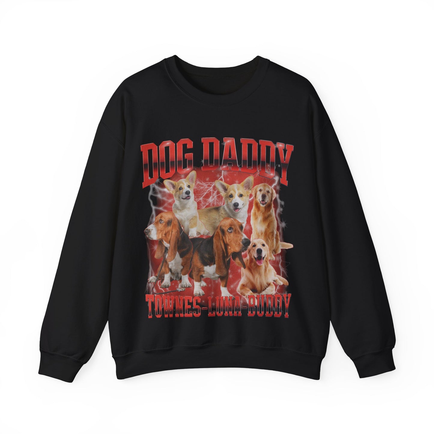 Retro Custom Bootleg Dog Daddy Sweatshirt, Retro Custom Bootleg Rap Dog Sweatshirt, Cat Lover Gift, Vintage Graphic 90s Sweatshirt, S1415