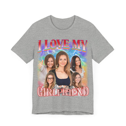 I Love My Girlfriend LGBTQIA+ Pride Shirt, Custom Bootleg Rap Tee Gay Rights Gift Equality Shirt LGBTQ Supporter Shirt Rainbow Shirt, T1633