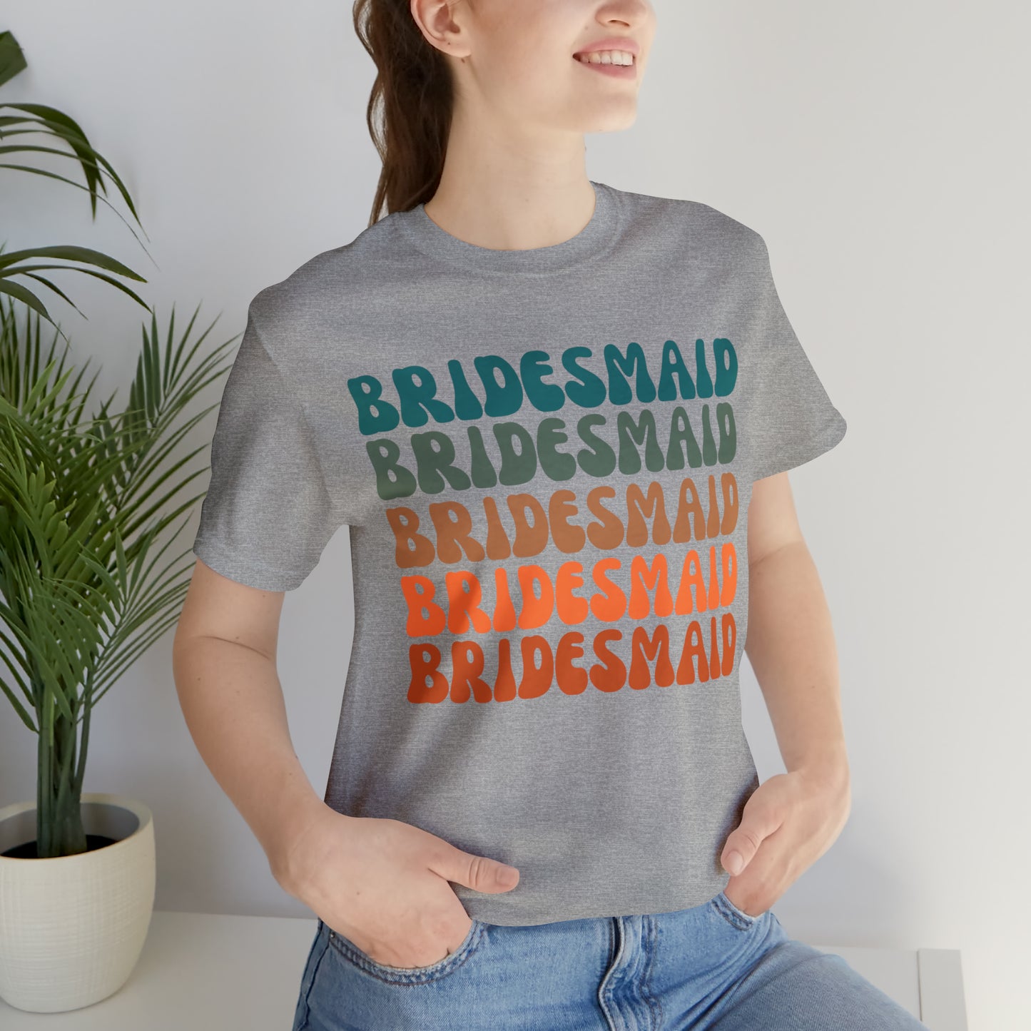 Retro Bridesmaid TShirt, Bridesmaid Shirt for Women, T288