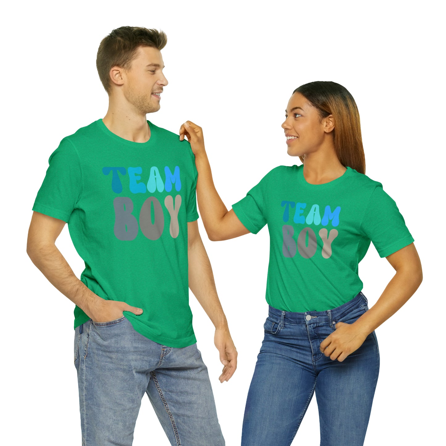 Cute Baby Announcement Shirt for Gender Reveal, Team Boy Shirt for Gender Reveal, Gender Announcement Gift for Her, T398