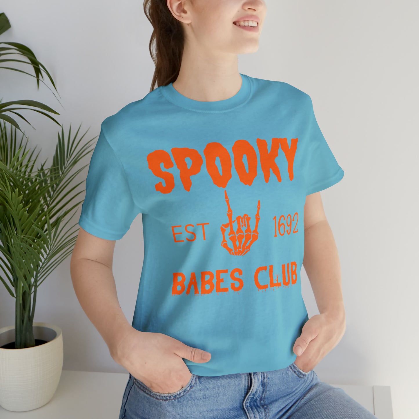 Spooky Skeleton Halloween Shirt, Fall Shirts for Women, Vintage Halloweem Sweatshirt, T599