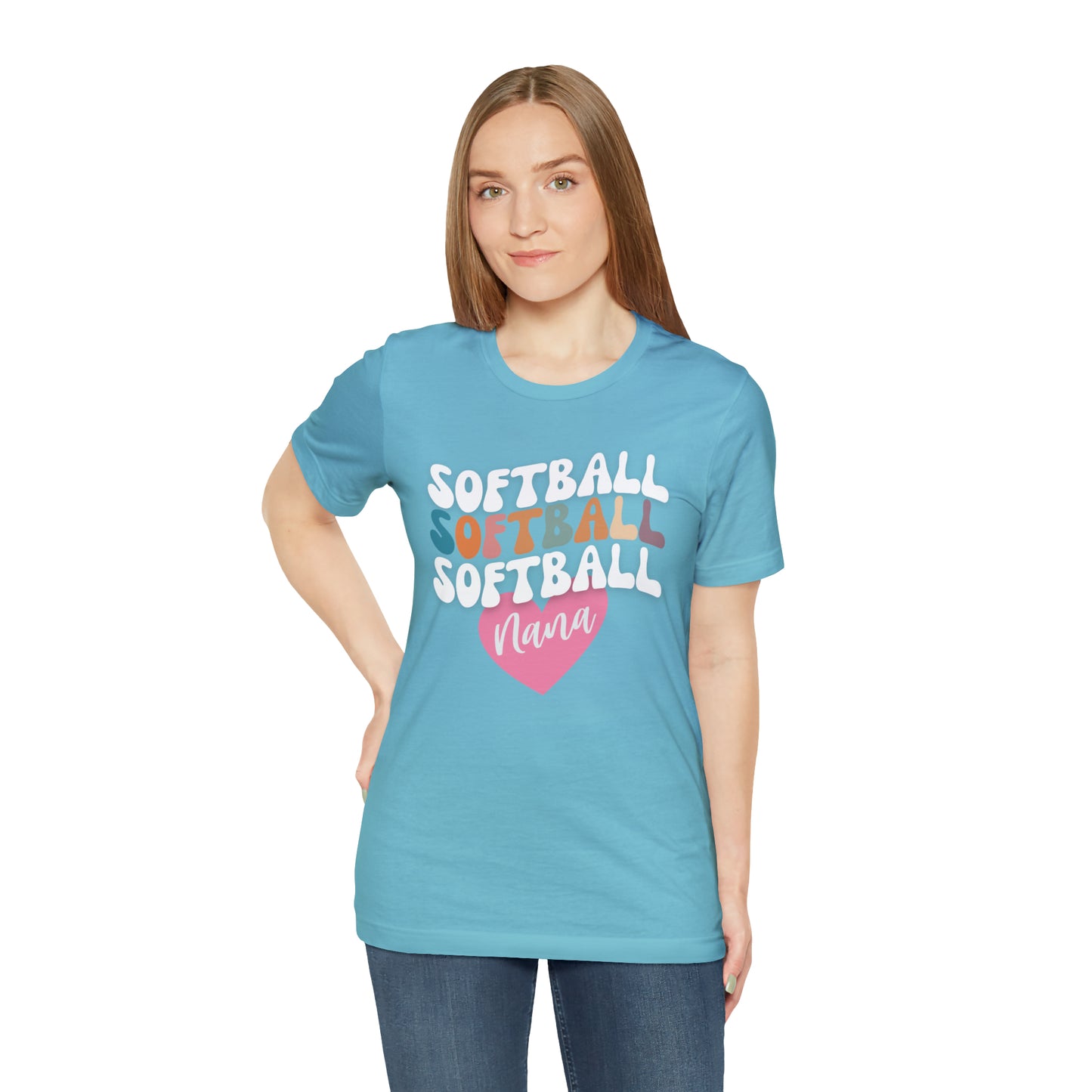 Softball Nana Shirt, Cute Softball Shirt for Grandma, Retro Softball Nana Shirt, Shirt for Nana, T330