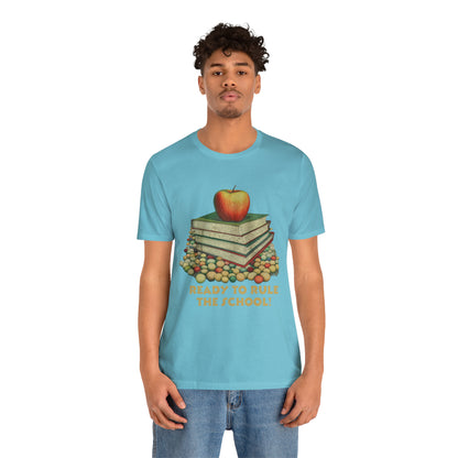 Back to school shirt funny for student - Ready to rule the school, T152