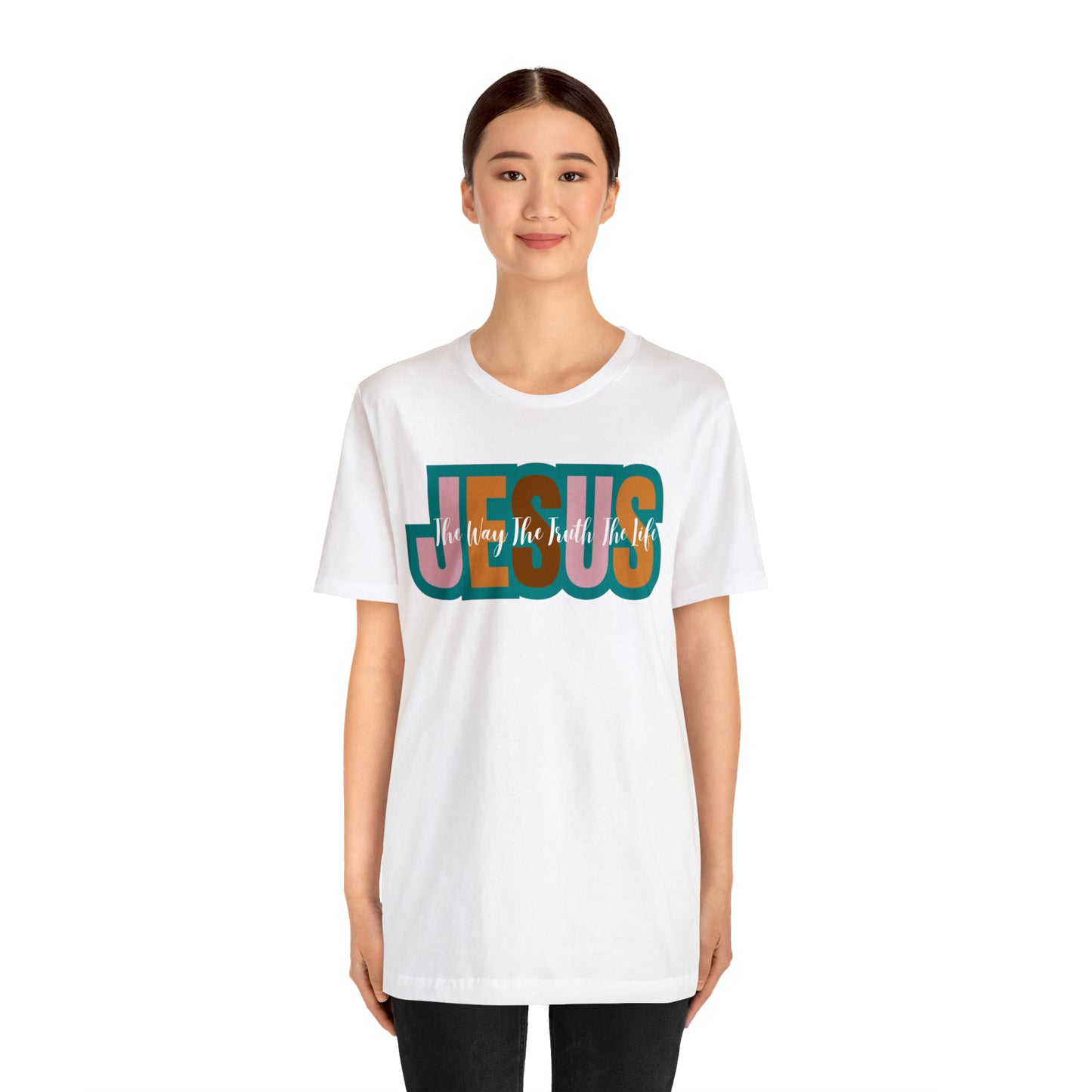 Retro Christian Tshirt, Jesus Tee for Christian Apparel, Christian Shirt for Women, T255