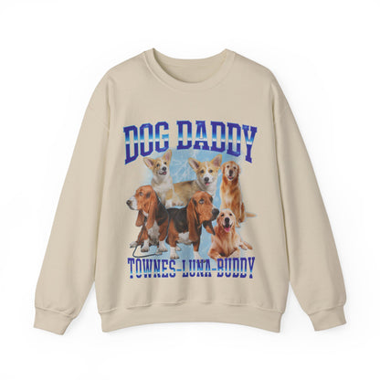 Retro Custom Bootleg Dog Daddy Sweatshirt, Retro Custom Bootleg Rap Dog Sweatshirt, Cat Lover Gift, Vintage Graphic 90s Sweatshirt, S1413