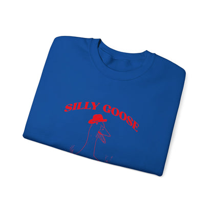 Silly Goose On The Loose Sweatshirt, Silly Goose Club Shirt Silly Joke Sweatshirt, Funny Goose Sweatshirt Funny University Sweatshirt, S1643