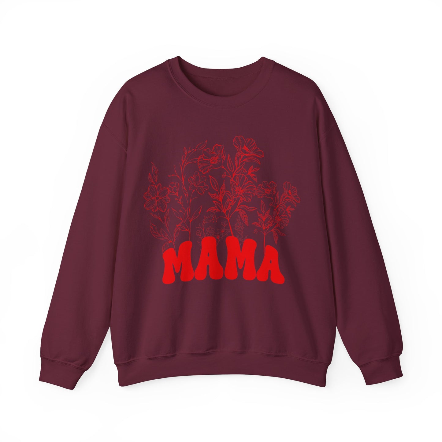 Wildflowers Mama Sweatshirt, Mama Sweatshirt, Retro Mom Sweatshirt, Mother's Day Gift, Flower Shirts for Women, Floral New Mom Gift, S1592