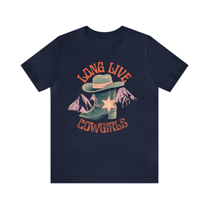 Cowgirl Boots Shirt, Long Live Cowgirls Shirt, Western Rodeo Shirt, Cowgirl Shirt, Wild Western Graphic Shirt, Boho Shirt, T234